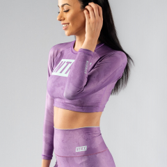 Juliet Lilac - Longsleeve Crop top