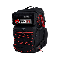 Deployment 3.0 - 45Lt Rucksack - Schwarz & Rot - MACDEV