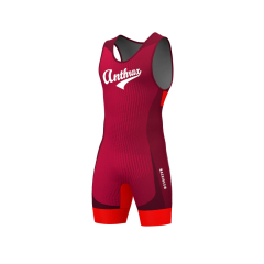 ANTHRAX ULTRA PRO WRESTLING SINGLET - Maroon