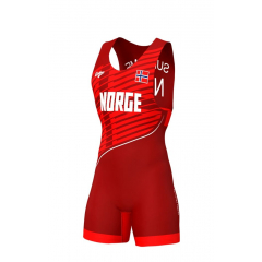Wrestling Singlet - Norway - Red