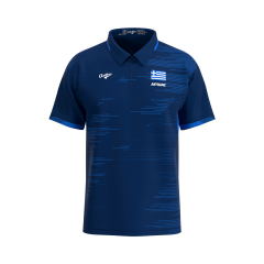 Polo t-shirt - Blue - Hellas 2K24