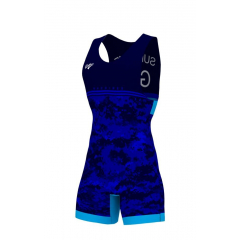 Wrestling Singlet - N8 Blue